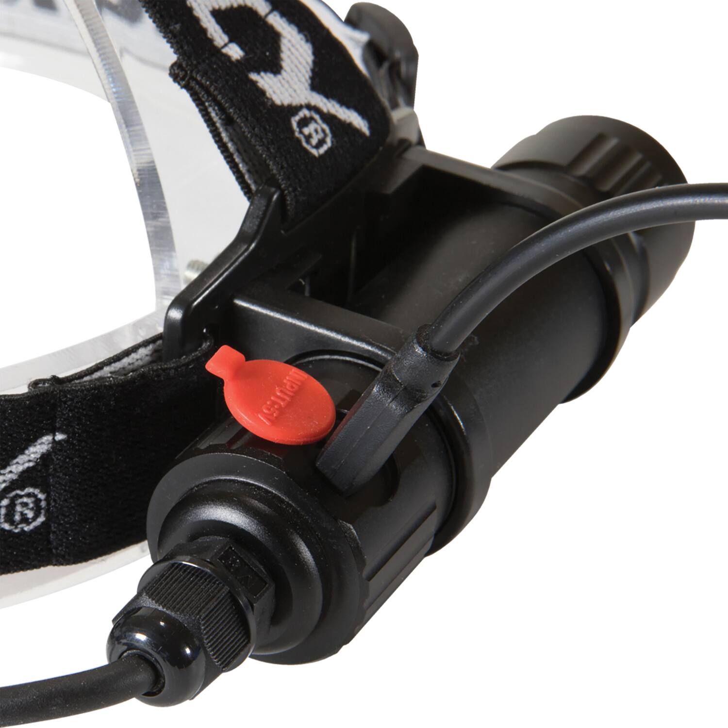 Angle. Dorcy - 1000-Lumen Pro Water-Resistant Aluminum LED Rechargeable Headlamp.