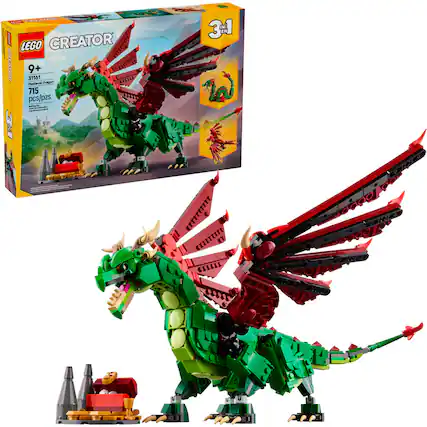 Creator Lego Ete 31161 CXTETIT 9+ 715 pcs/pzs Medieval Dragon
