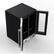 Alt View 2. FC Design - Fc Design 24 Inch French Door Wine Fridge- 42 Bottles Stainless Steel Wine Cooler - Silver.
