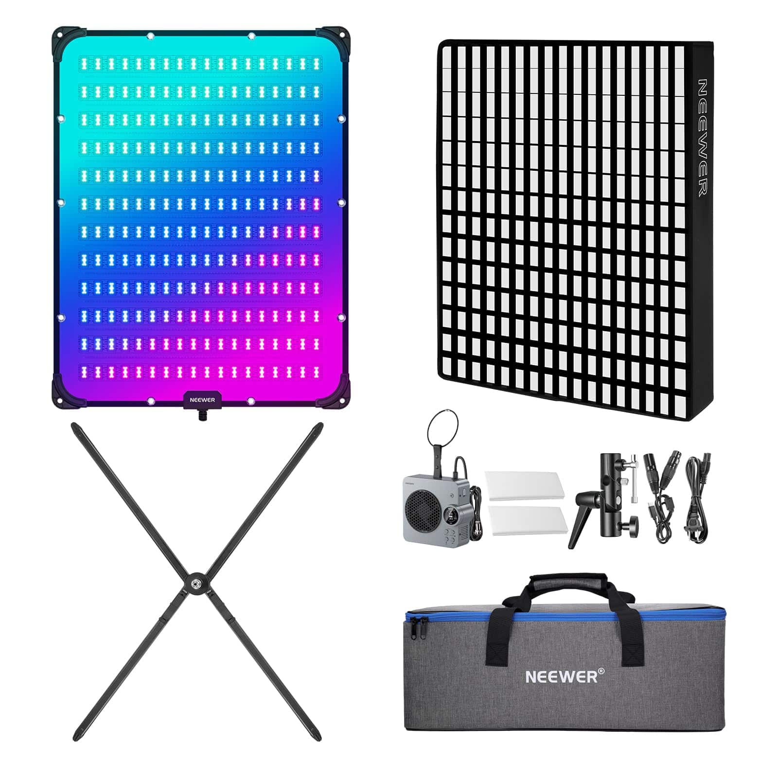 Neewer - Pro 200W Flexible RGB LED Panel Kit, APP/DMX Control, CRI95+, AF200C