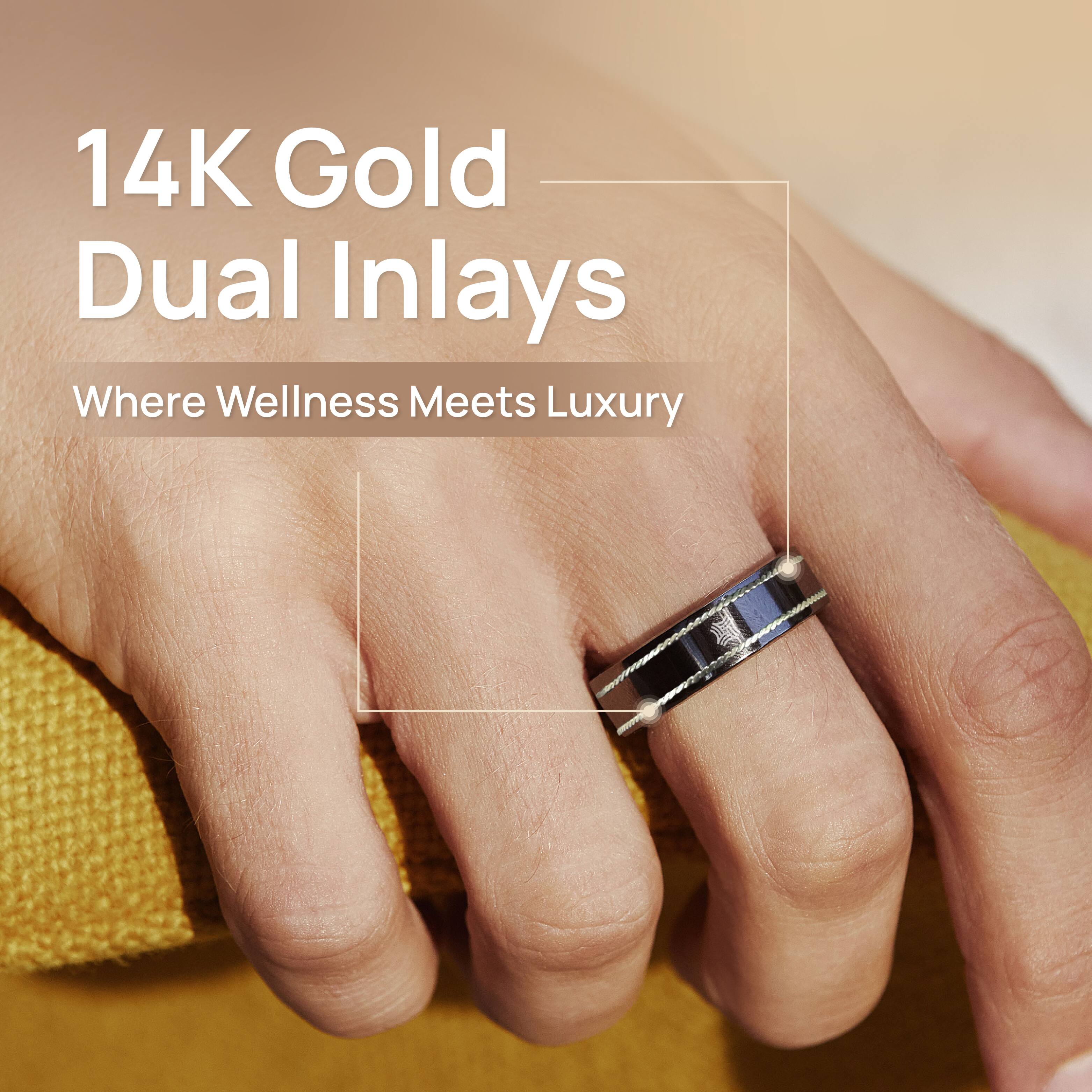 14K Gold Dual Inlays  
Where Wellness Meets Luxury