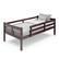 Alt View 16. Storkcraft - Caribou Solid Hardwood Twin Bunk Bed - Espresso.