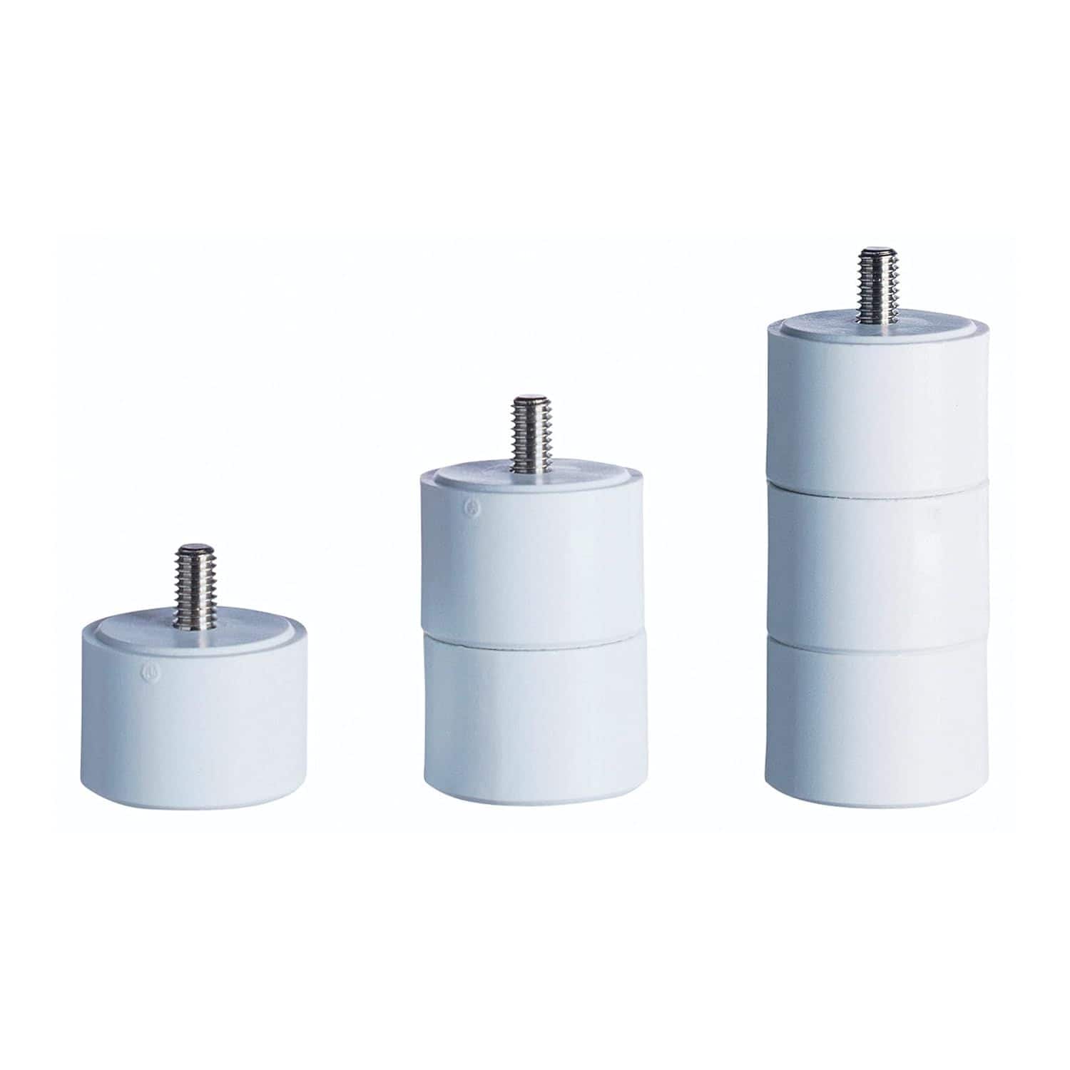 Invacare - Aquatec Height Adapters for Battery Powered Lifts with Self-Lifting Suction Cups (Set of 4) - Blue