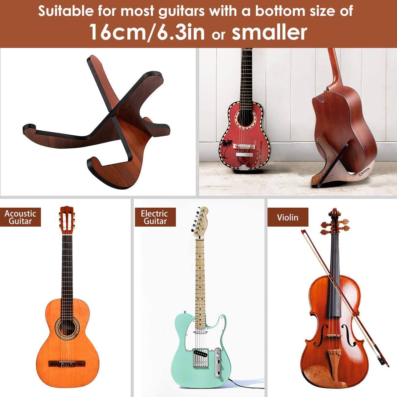Suitable for most guitars with a bottom size of 16cm/6.3in or smaller

CAHAEA Acoustic Guitar
Electric Guitar
Violin