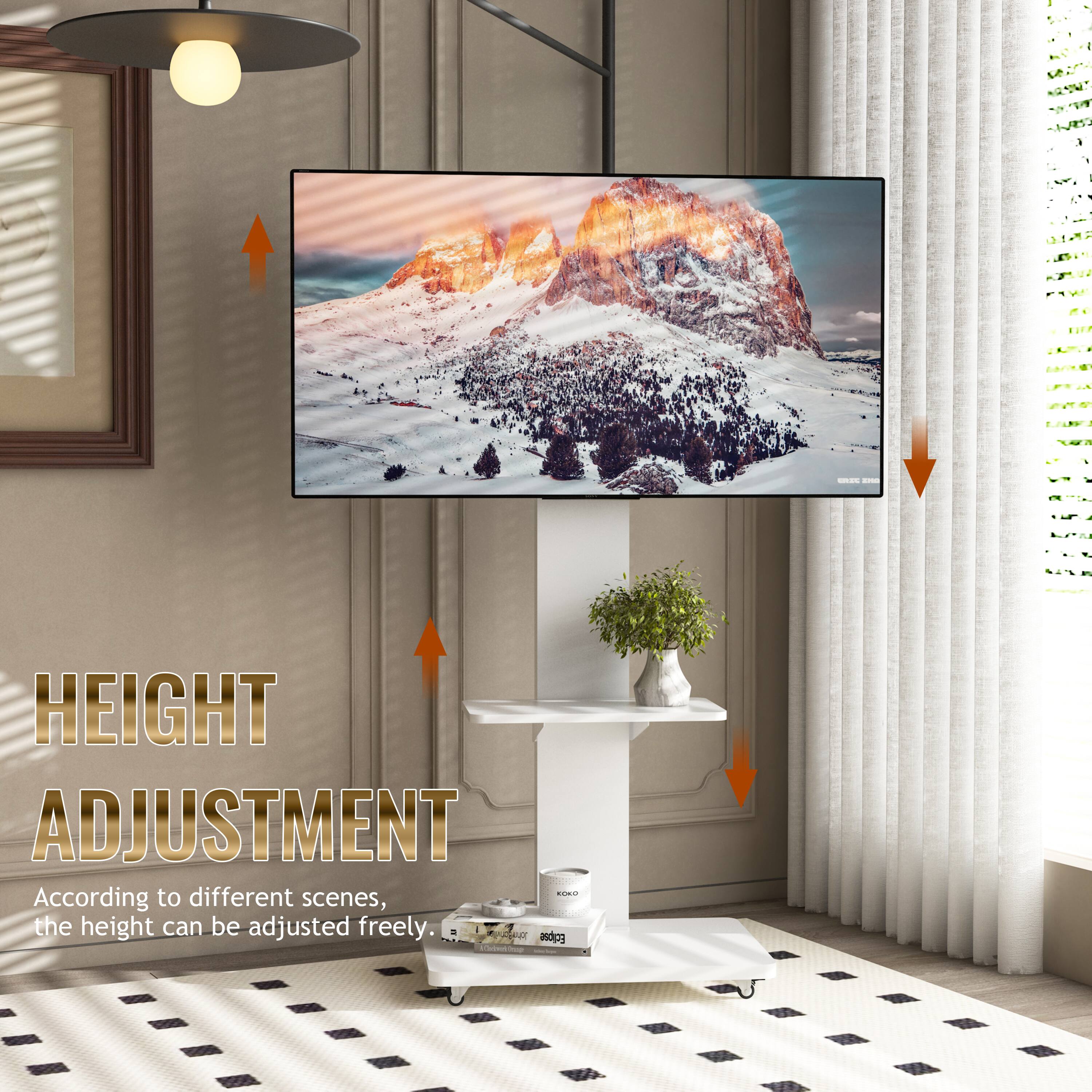 HEIGHT ADJUSTMENT  
According to different scenes, the height can be adjusted freely.