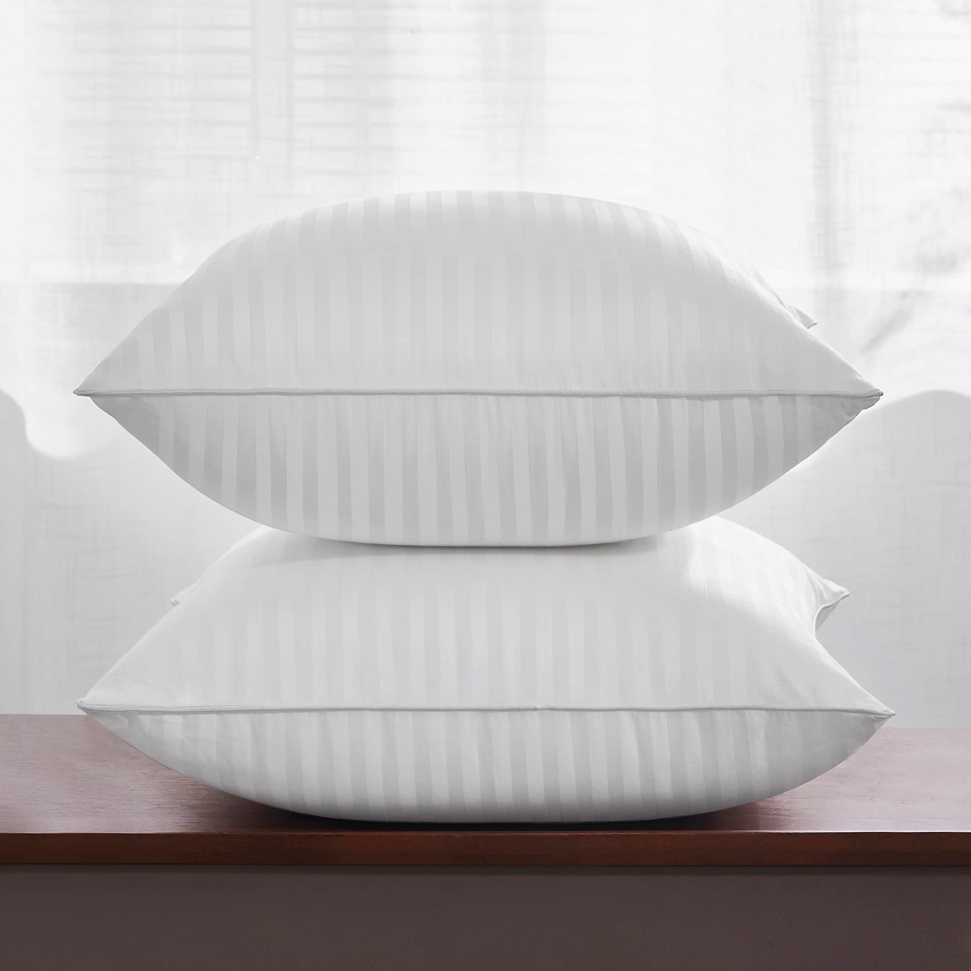 Alt View 2. Paradigms Interiors - 18 X Throw Pillow Inserts Firm And Fluffy Decorative Square Pillows For Couch Bed Sofa With Soft Cotton Cov... - 24x24 Inch (Pack of 2).