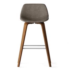 Simpli Home - Randolph Bentwood Counter Height Stool (Set of 2) - Distressed Grey