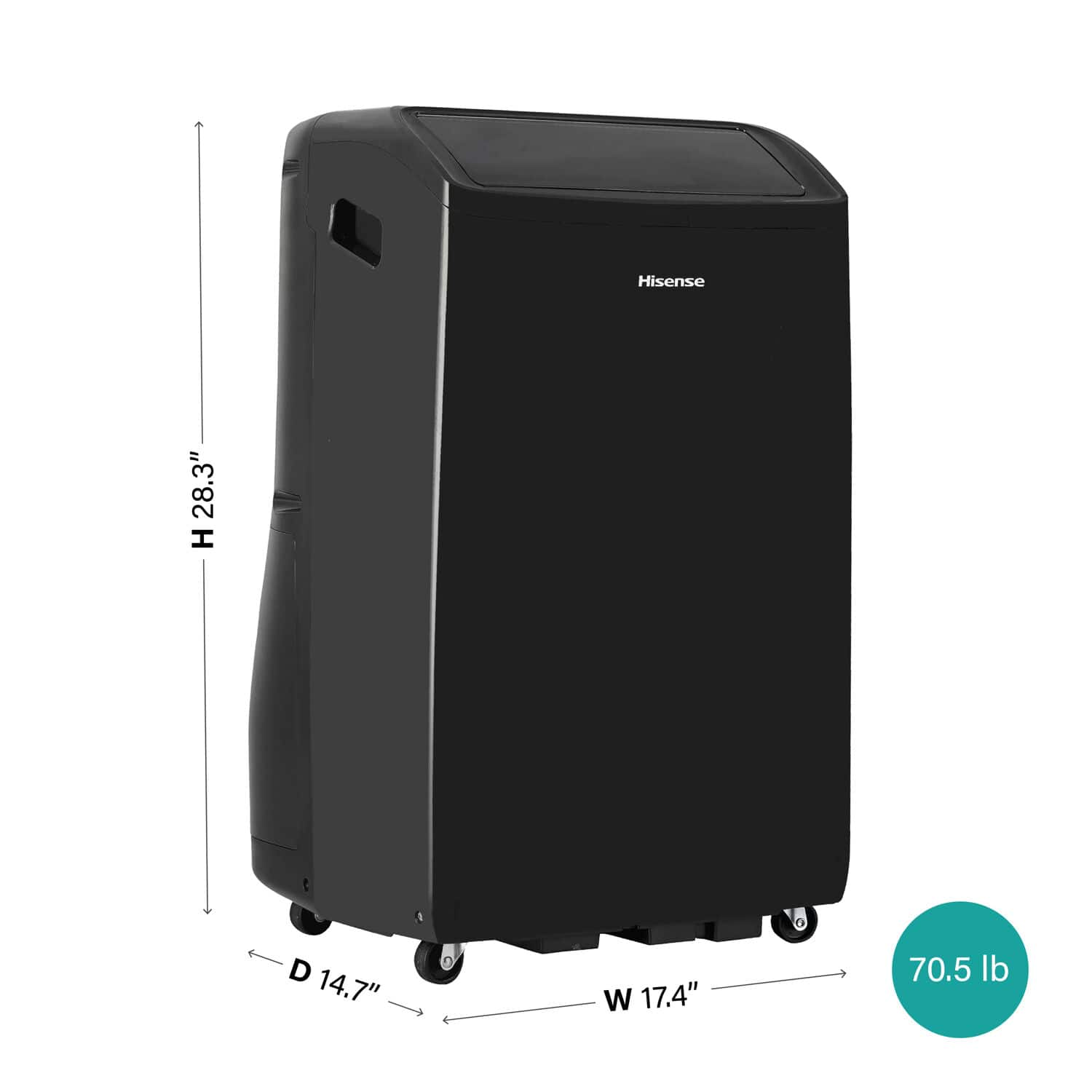 Hisense – 10,000 BTU Smart Portable Inverter Air Conditioner with Wi-fi and Remote Control – Black Sansujyuku sansujyuku.com