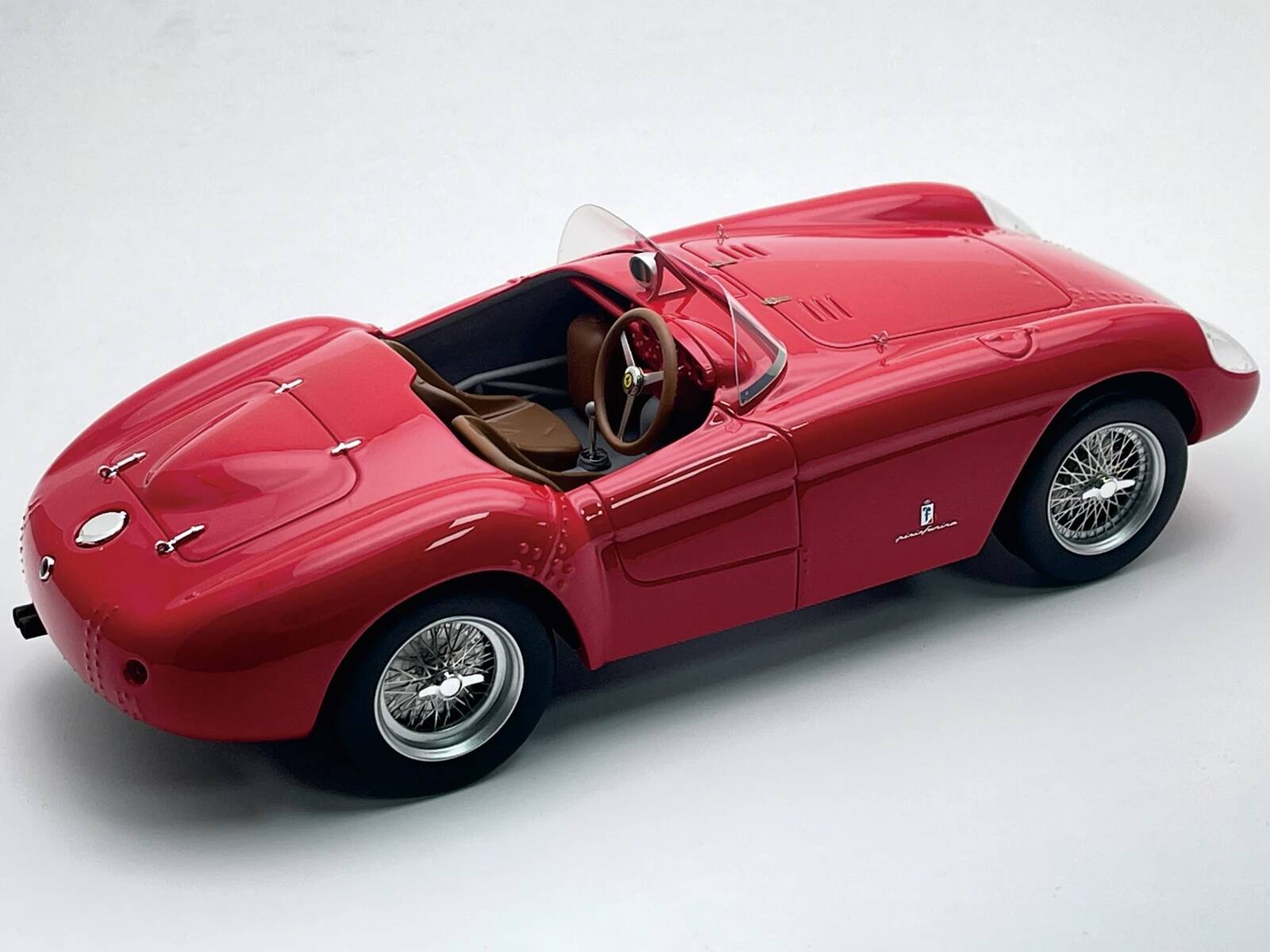 Alt View 1. Tecnomodel - Ferrari 500 Mondial "Press Version 1958" Rosso Corsa Red "Mythos Series" w/Display Case Ltd Ed 1/18 Car by Tecnomodel..