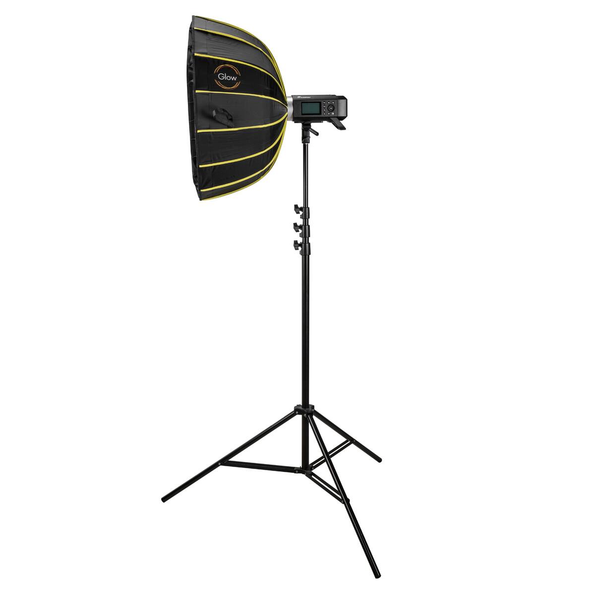 Alt View 6. Glow - Glow EZ Lock Parabolic Softbox For XPLOR 300/400 Direct Mount, 25.5"-White.
