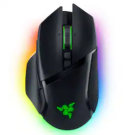 Razer - Basilisk V3 Pro Optical Gaming Mouse with HyperScroll Tilt Wheel - Wireless - Black