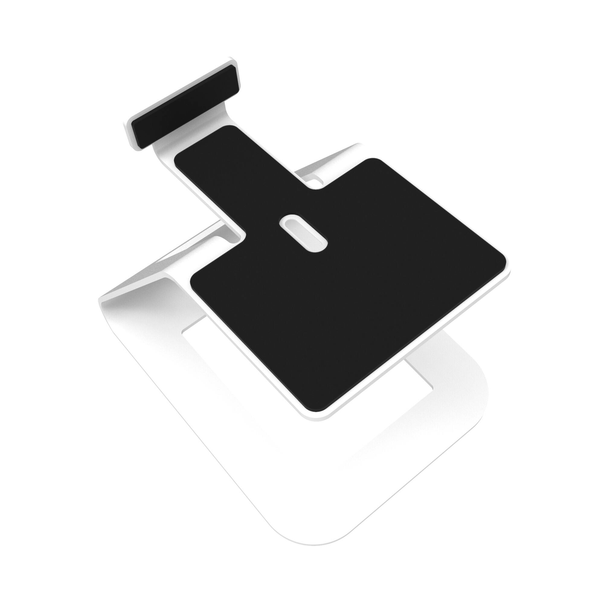 Alt View 2. Kanto - Kanto SE6 Elevated Desktop Speaker Stands for Large Speakers - Pair (White) - White.