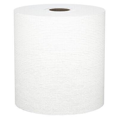 Kleenex - Essential Plus+ Recycled Hardwound Paper Towels, 1-ply, 600 ft./Roll, 6 Rolls/Carton (50606) - White price history on PriceWatchPro