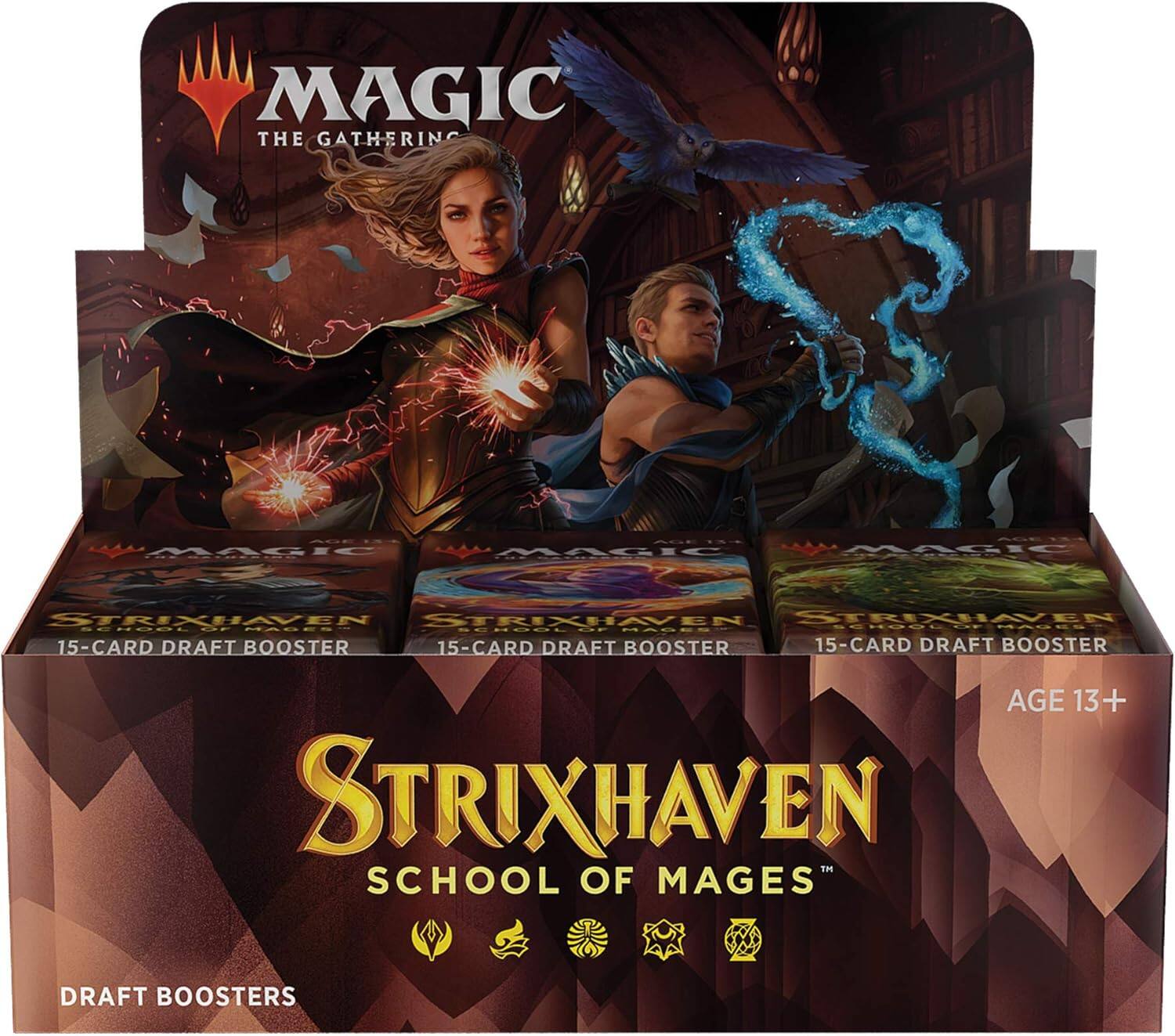 MAGIC THE GATHERING STRIXHAVEN SCHOOL OF MAGES 15-CARD DRAFT BOOSTER AGE 13+