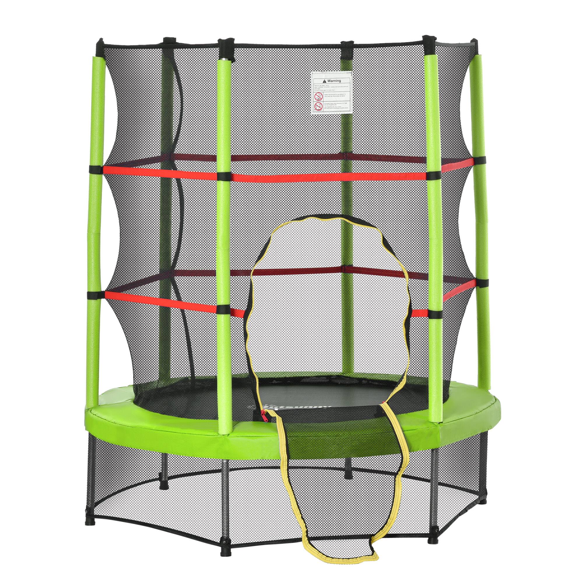 Alt View 5. LOVMOR - Lovmor 5 FT Trampoline with Safety Enclosure Recreational Trampoline for Kids.