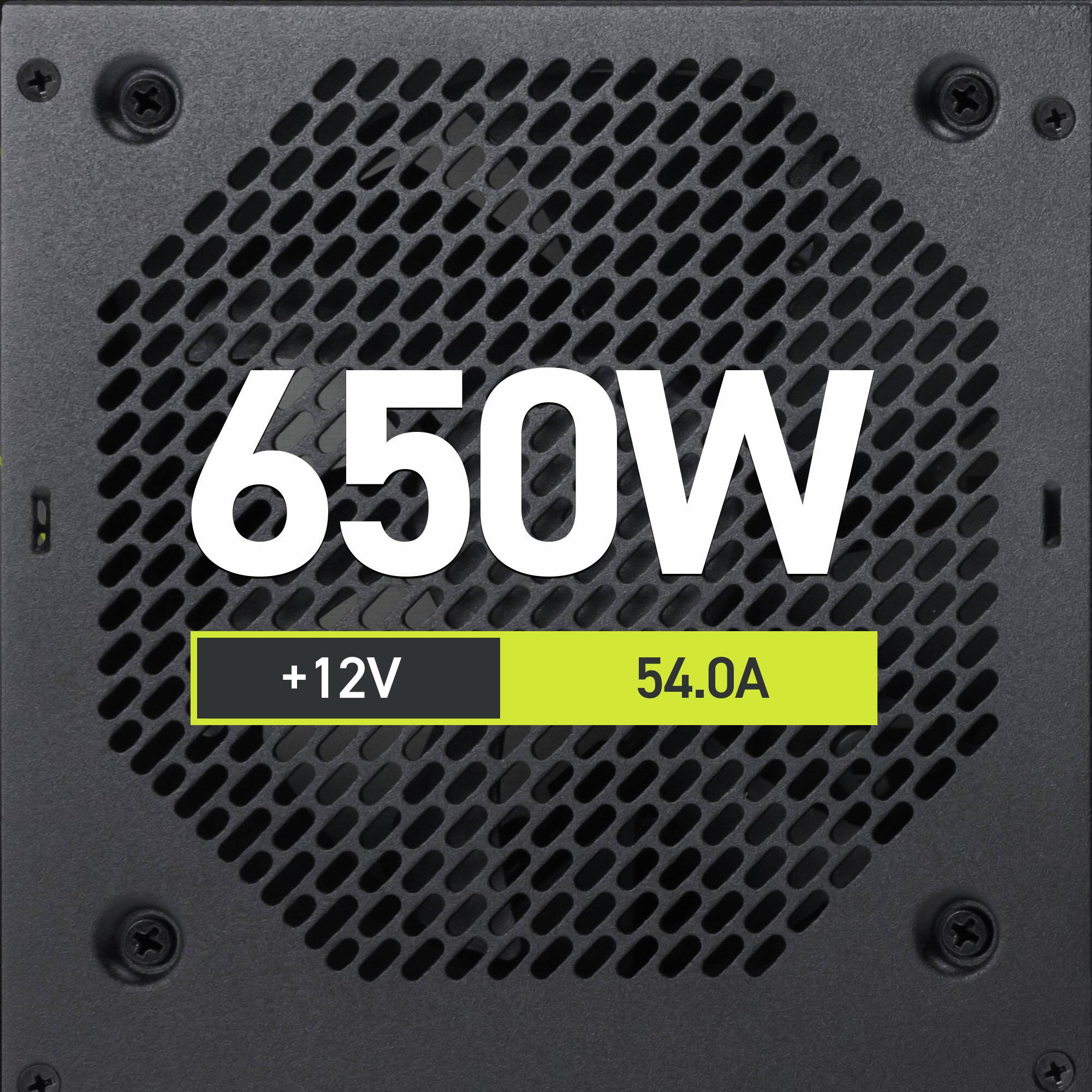 MSI MAG A650BN PCIE5 III 650W 80 PLUS Bronze Non Modular ATX 3.1