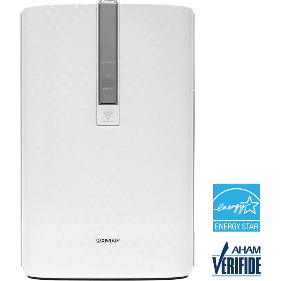 The text on the image reads: "Sharp energy star maha verifide."