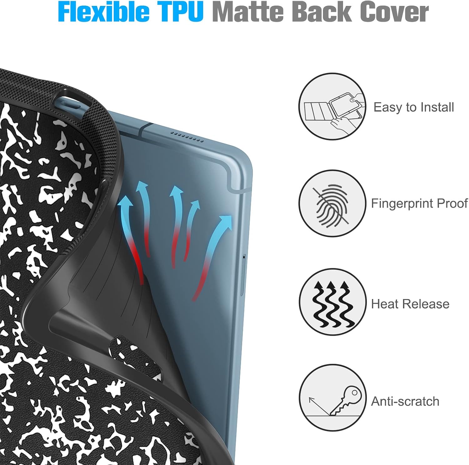 Flexible TPU Matte Back Cover

- Easy to Install
- Fingerprint Proof
- Heat Release
- Anti-scratch