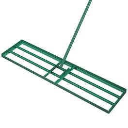 Costway - Lawn Leveling Rake 42" x 10" Heavy Duty Level Lawn Tool for Garden Backyard/Lawn - Green