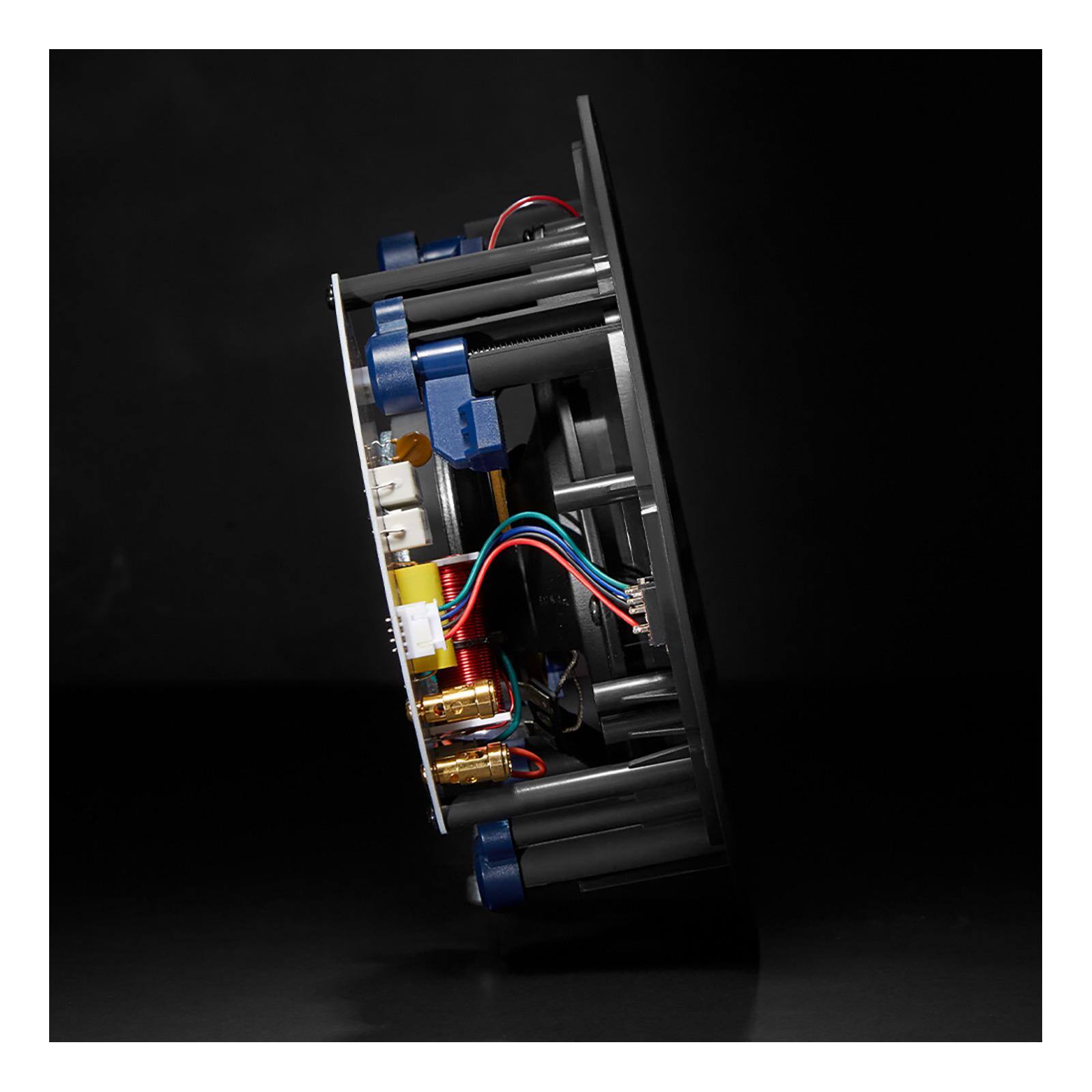 Alt View 3. Lithe Audio - 6.5 In. Low Profile Passive Ceiling Speaker - Black.