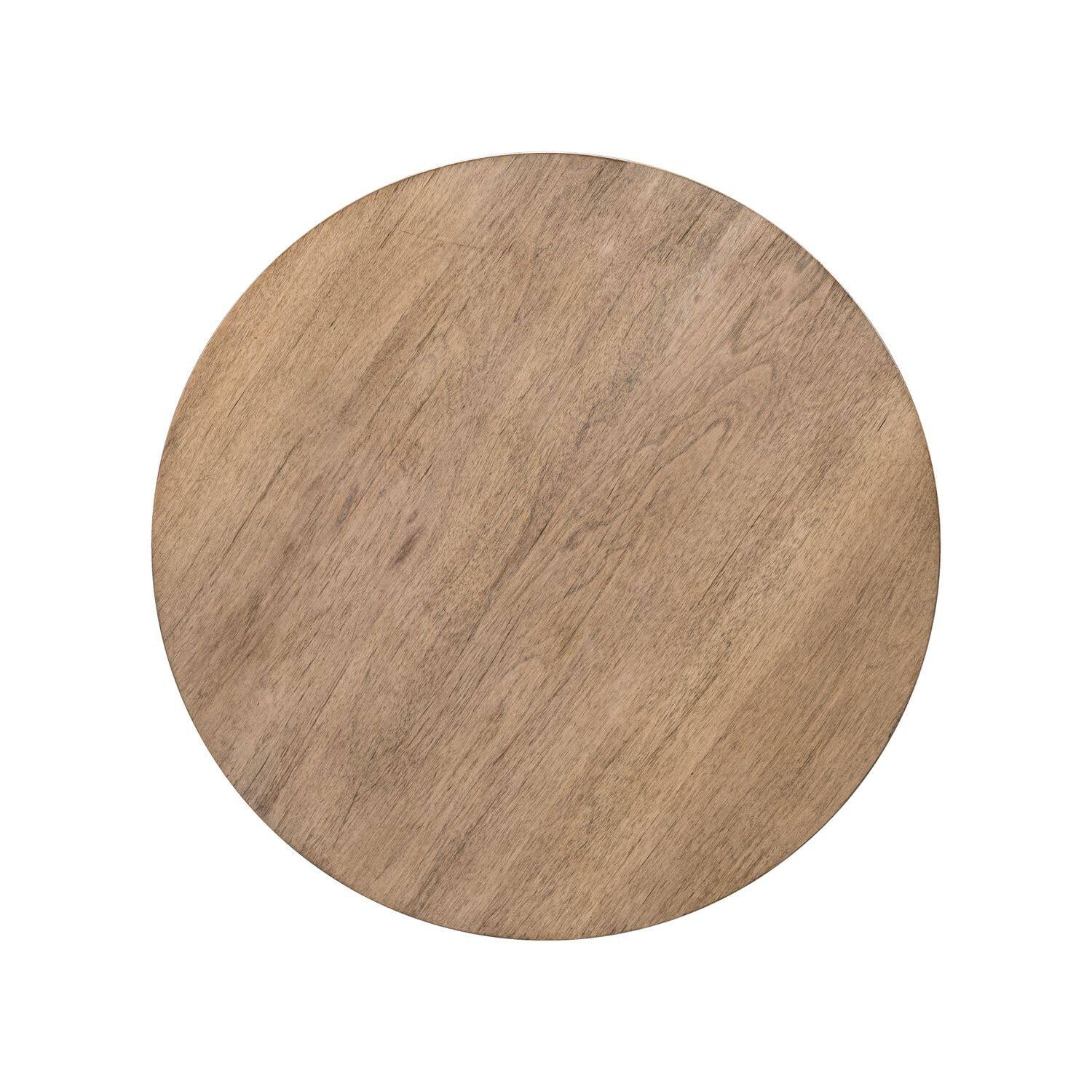 Back. Liberty Furniture Industries - Haven Hills Round Chairside Table for Living Room - Camel Beige Birch Wood - Camel Beige.