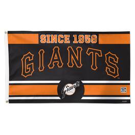 WinCraft - San Francisco Giants 3' x 5' Single-Sided Franchise Establishment Deluxe Flag - Multicolor
