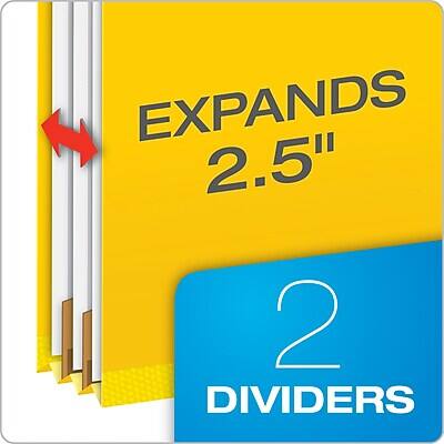 EXPANDS 2.5"  
2 DIVIDERS