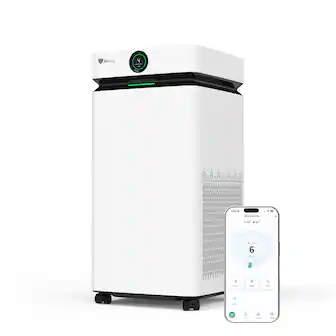 Airdog - X8 Air Purifier with Washable Filter, Covers 4035 sq ft, Removes 99.9% to 14.6nm with TPA Tech - White