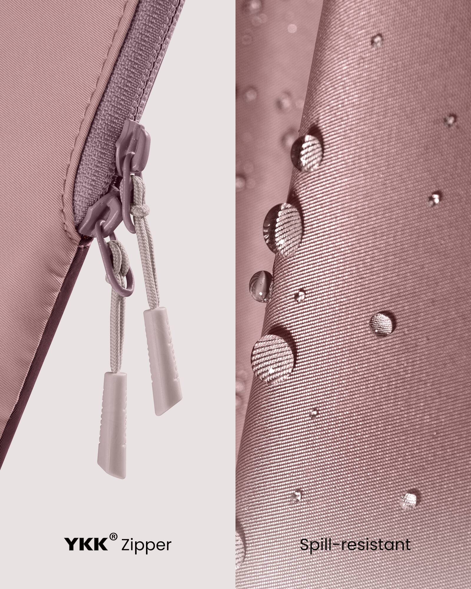 H YKK Zipper Spill-resistant