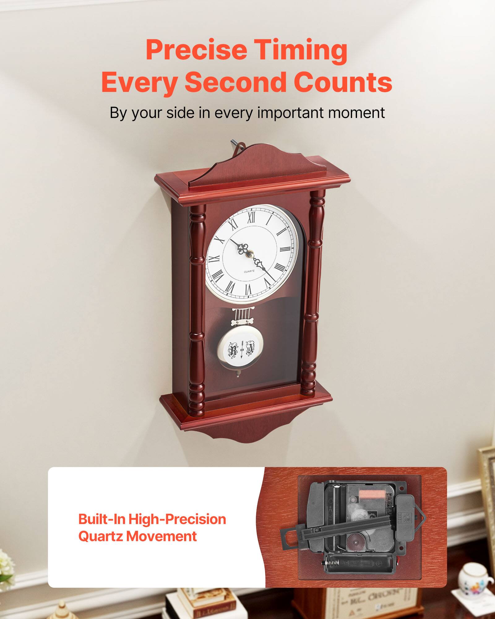 Precise Timing Every Second Counts  
By your side in every important moment  

Built-In High-Precision Quartz Movement