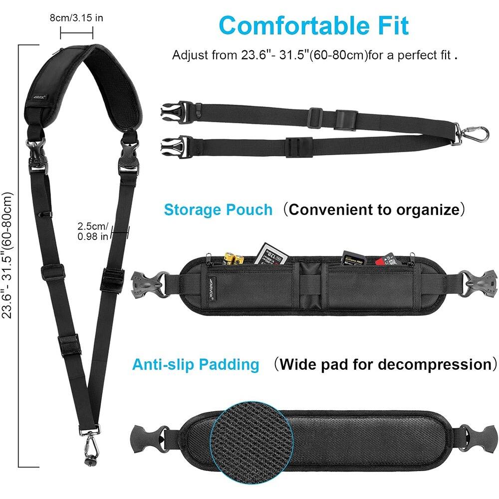 Comfortable Fit  
Adjust from 23.6" - 31.5" (60-80cm) for a perfect fit.

Storage Pouch  
Convenient to organize

Anti-slip Padding  
Wide pad for decompression

8cm/3.15 in

2.5cm/0.98 in
