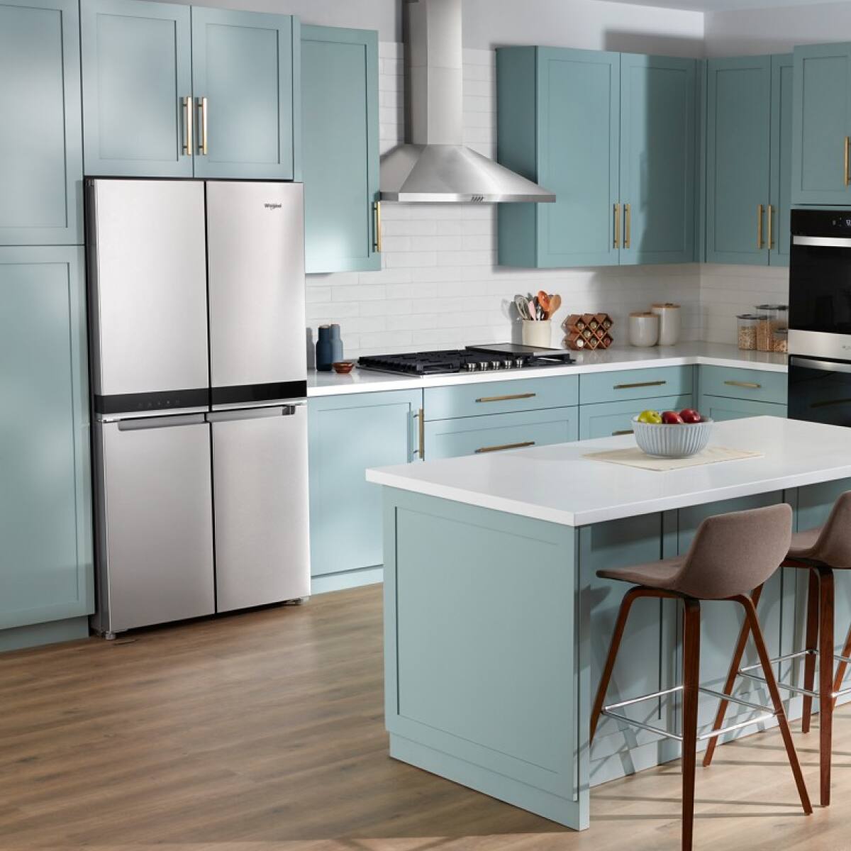 Alt View 9. Whirlpool - 36 in. Wide 19.4 cu. ft. Counter Depth 4 Door Refrigerator-Fingerprint-Resistant Stainless Finish - Fingerprint-Resistant Stainless Finish.