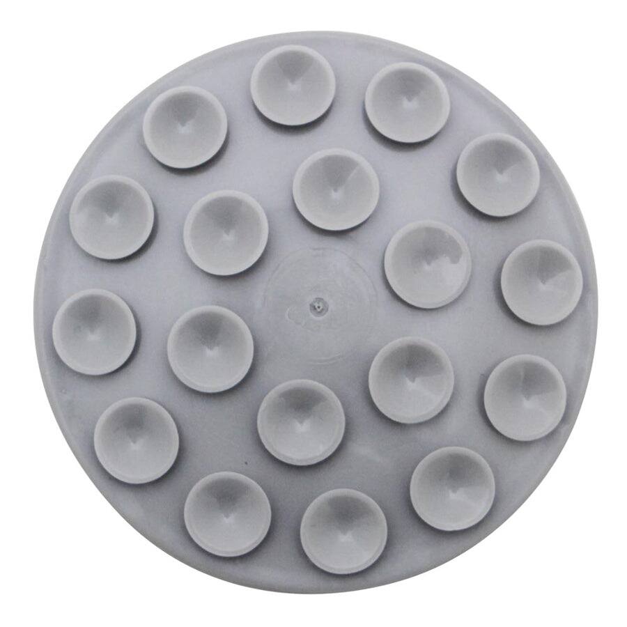 Alt View 2. Zadro - E-Z Grip Compact Mirror with 12X Magnification and 18 Suction Cups - Gray.