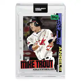 Topps - PROJECT 2020 Card 85 - 2011 Mike Trout by Jacob Rochester - Blue