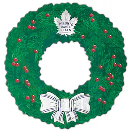 Fan Creations - Toronto Maple Leafs 16'' Team Wreath Sign - Green