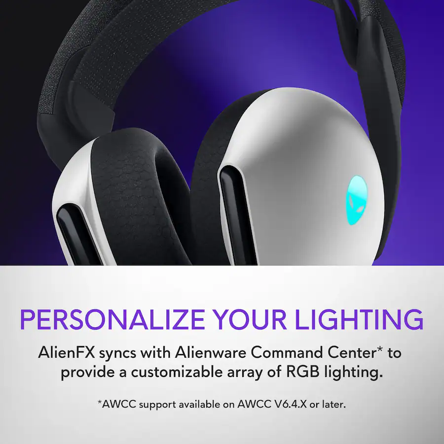 Alienware AW725H Tri Mode Wireless Over the Ear Gaming Headset for PC ...