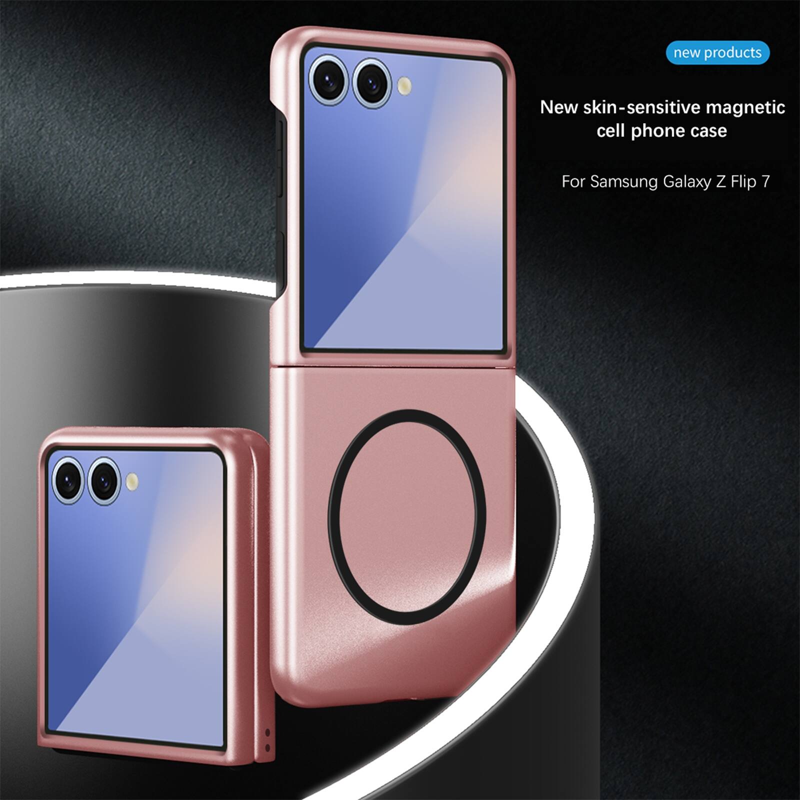 new products  
New skin-sensitive magnetic cell phone case  
For Samsung Galaxy Z Flip 7