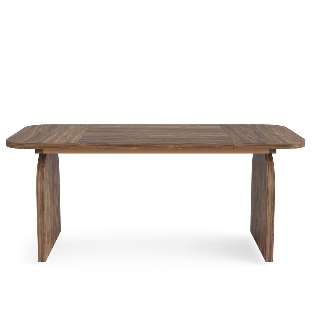 Left. Kadyn - Kadyn Study Writing Desk, Computer Desk,63-Inch Executive Desk, Rectangular Office Computer Desk Workstation,Brown - Brown.