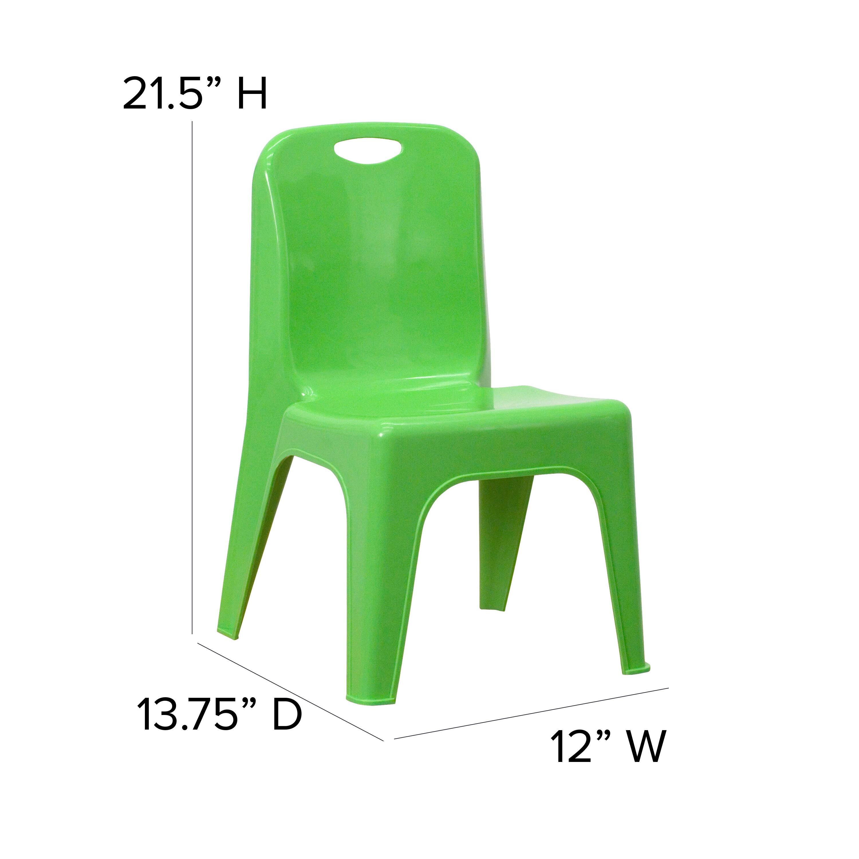 21.5" H  
13.75" D  
12" W