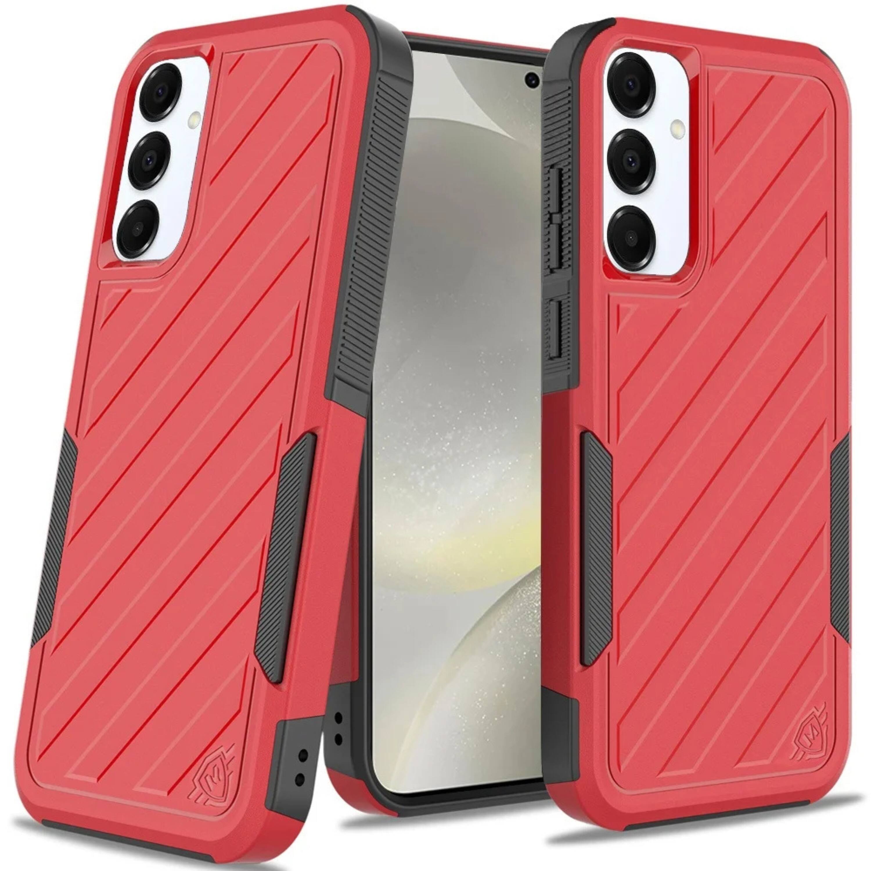 Kitcheniva - Shockproof Rugged Case For Samsung S25 Plus S24 Plus Dual Layer Design - Red price history on PriceWatchPro