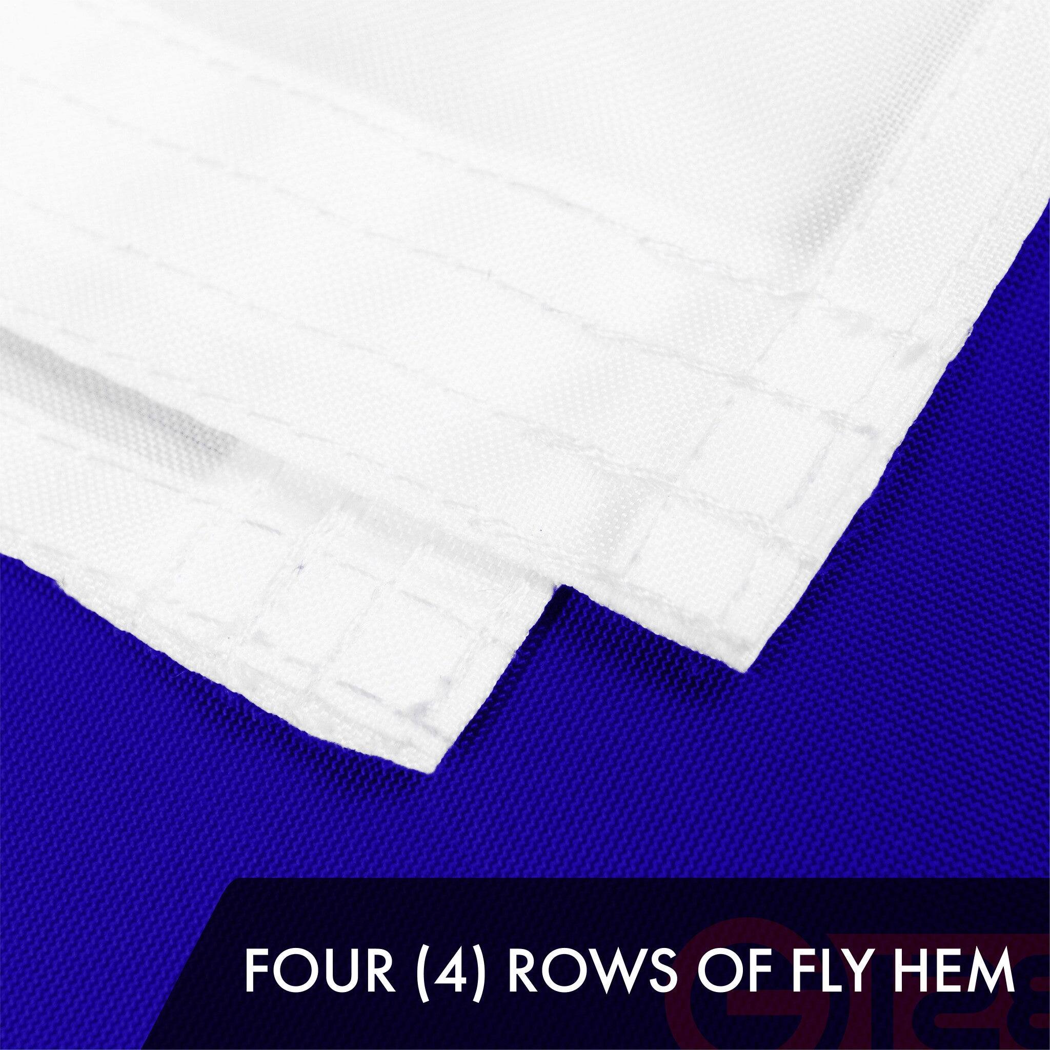 FOUR (4) ROWS OF FLY HEM