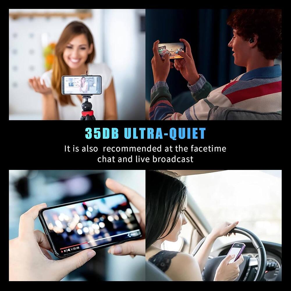 35DB ULTRA-QUIET  
It is also recommended at the facetime chat and live broadcast