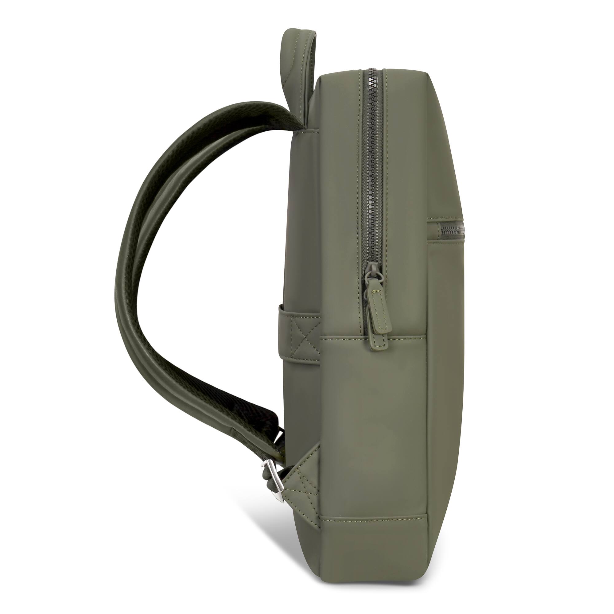 Angle. Champs - Onyx Collection - Modern II Laptop Backpack - Green.