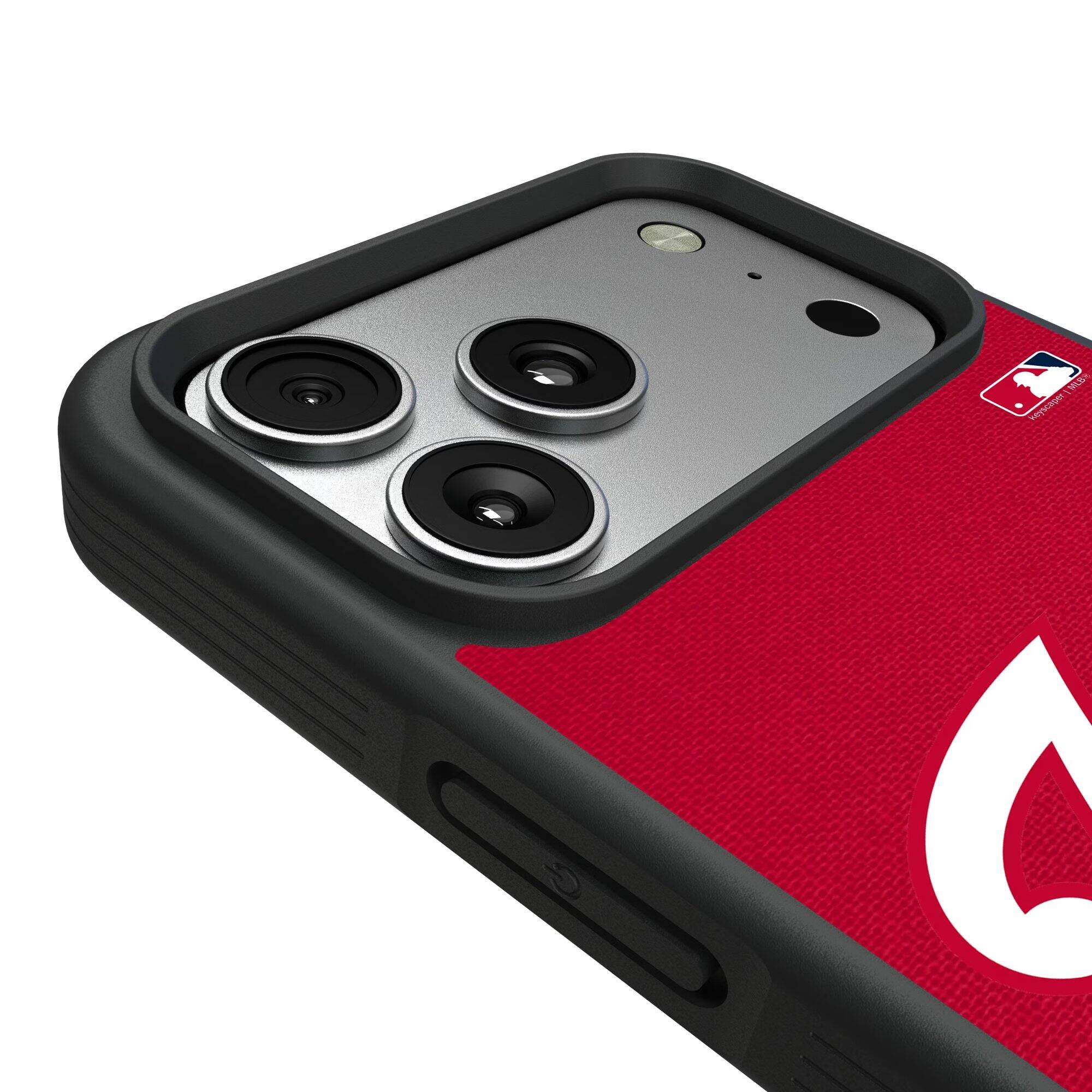 Alt View 2. Keyscaper - Washington Nationals Personalized Bump Case with 8.2ft Drop Protection - 15 Pro - Multicolor.