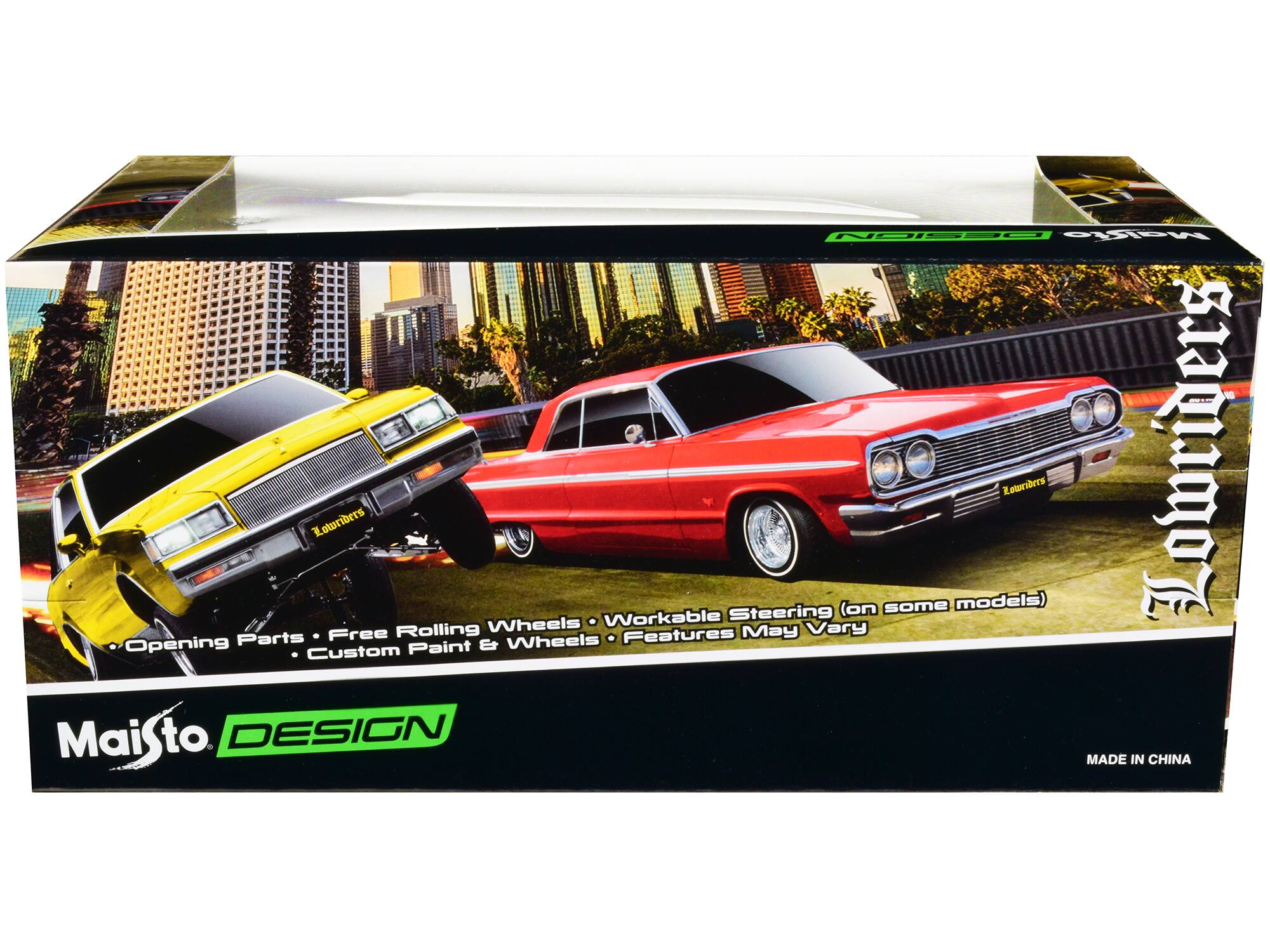 Maidte Zowribers Lowriders Parts Free Rolling Wheels Workable Steering (on some models) Loturabers Paint & Wheels Custom MaiSto DESIGN MADE IN CHINA