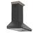 Left. Forno Appliances - Aria 60 in. Convertible Wall-Mounted Range Hood - Black.