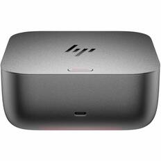 Front. HP - HP Thunderbolt 4 Ultra 180W TAA G6 Dock (9X4A1AA) - for Notebook - Charging Capability - 230 W - Thunderbolt 4 - 4.