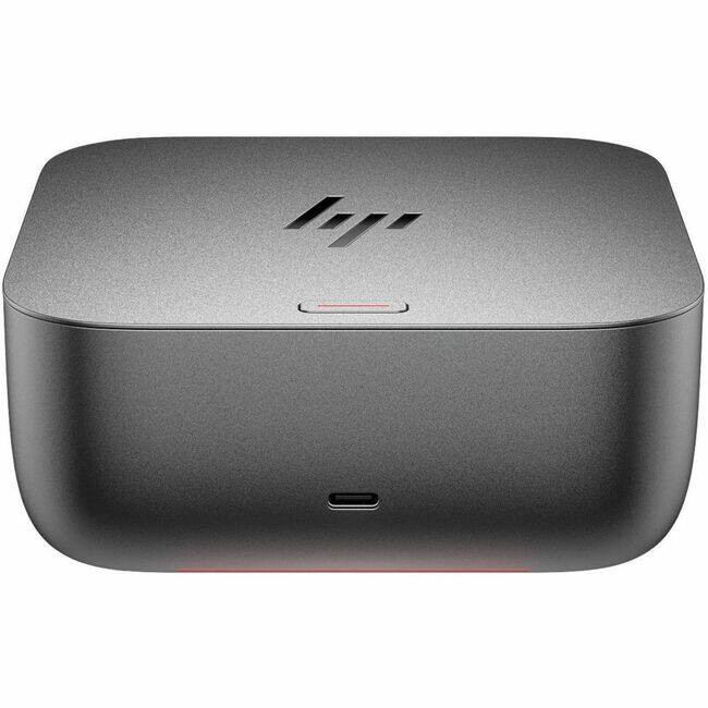 Front. HP - HP Thunderbolt 4 Ultra 180W TAA G6 Dock (9X4A1AA) - for Notebook - Charging Capability - 230 W - Thunderbolt 4 - 4.