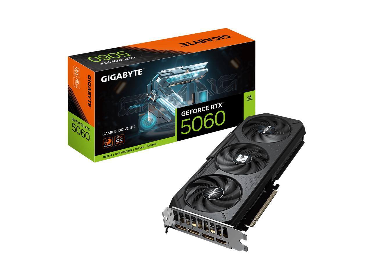 GIGABYTE GEFORCE RTX 5060 GAMING OC - STUDIO - REFLEX RAY TRACING