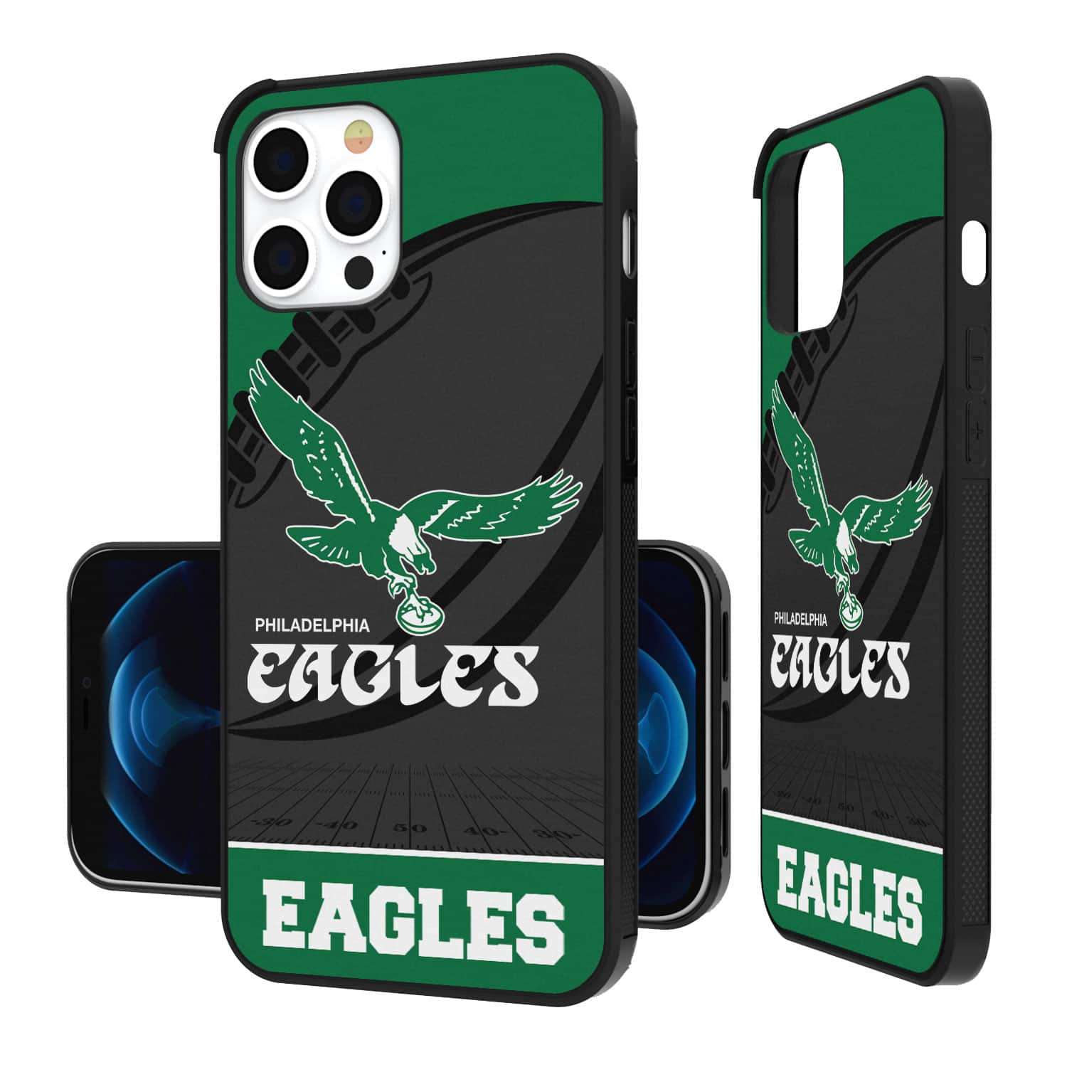 Keyscaper - Philadelphia Eagles iPhone Pastime Design Bump Case - 16 Pro - Multicolor